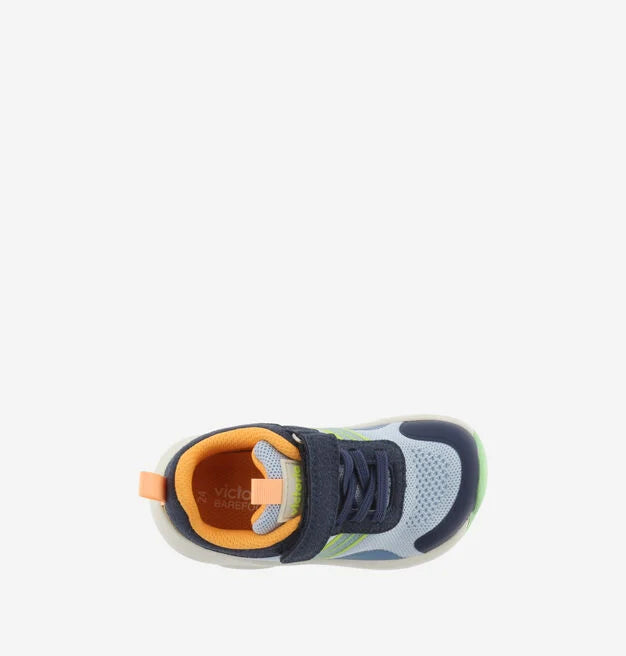 VICTORIA INFANTIL KAI BAREFOOT TIRA MULTICOLOR TRICOT AZUL