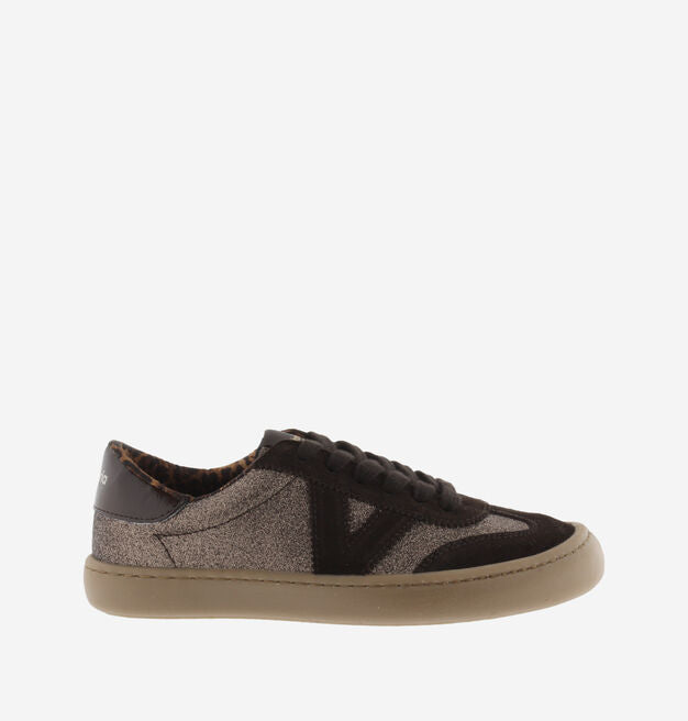 VICTORIA OLMO BAREFOOT GLITTER & SERRAJE MARRON CHOCOLATE