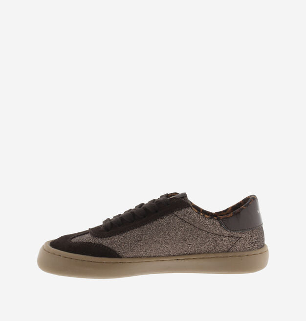 VICTORIA OLMO BAREFOOT GLITTER & SERRAJE MARRON CHOCOLATE