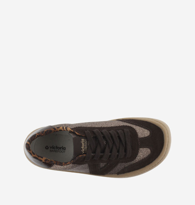 VICTORIA OLMO BAREFOOT GLITTER & SERRAJE MARRON CHOCOLATE
