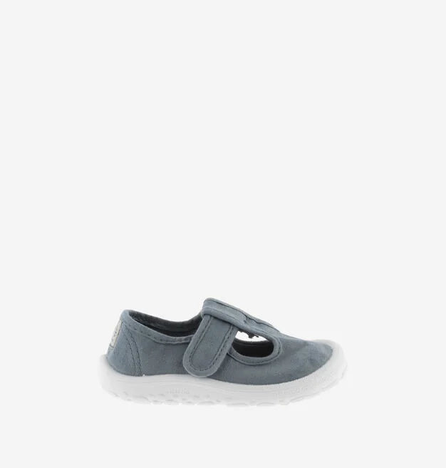 VICTORIA BOSCO BAREFOOT SANDALIA LONA DREC® PEPITOS ATLANTICO