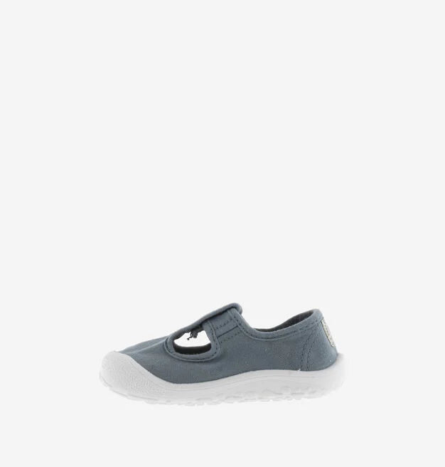 VICTORIA BOSCO BAREFOOT SANDALIA LONA DREC® PEPITOS ATLANTICO