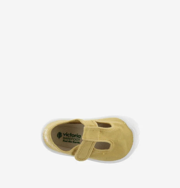 VICTORIA BOSCO BAREFOOT SANDALIA LONA DREC® PEPITOS TRIGO