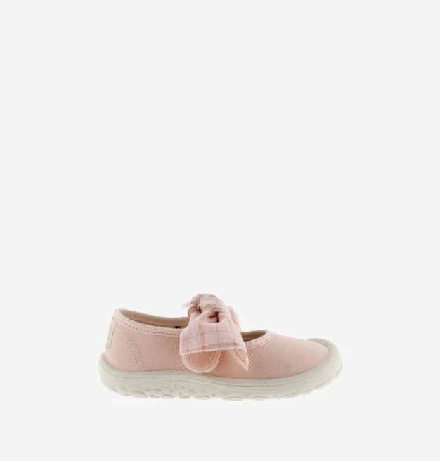 VICTORIA BOSCO BAREFOOT MERCEDES LONA & PAÑUELO CUADROS ROSA