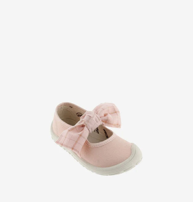 VICTORIA BOSCO BAREFOOT MERCEDES LONA & PAÑUELO CUADROS ROSA