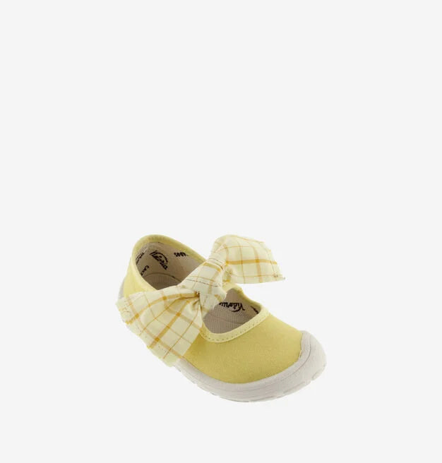 VICTORIA BOSCO BAREFOOT MERCEDES LONA & PAÑUELO CUADROS AMARILLO