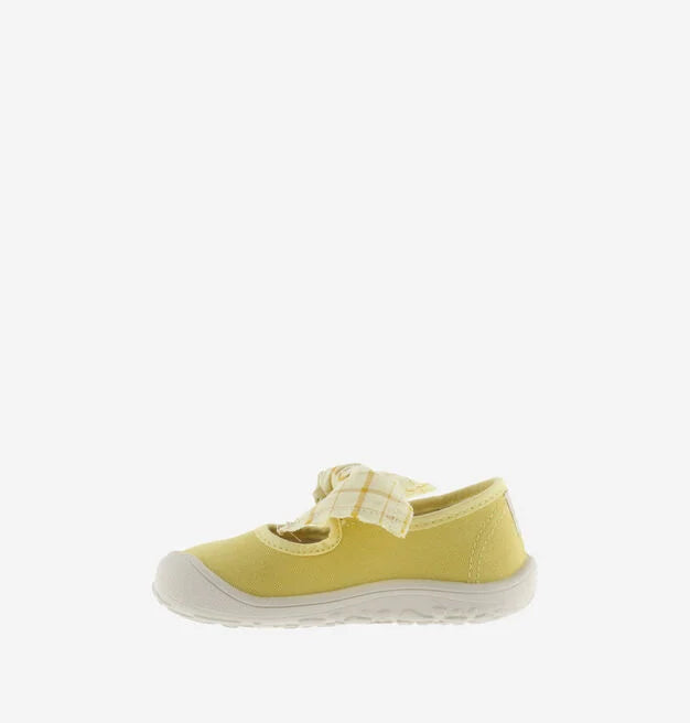 VICTORIA BOSCO BAREFOOT MERCEDES LONA & PAÑUELO CUADROS AMARILLO
