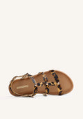 SANDALIAS GIOSEPPO BAREFOOT PIEL ESTAMPADO ANIMAL STEPNEY