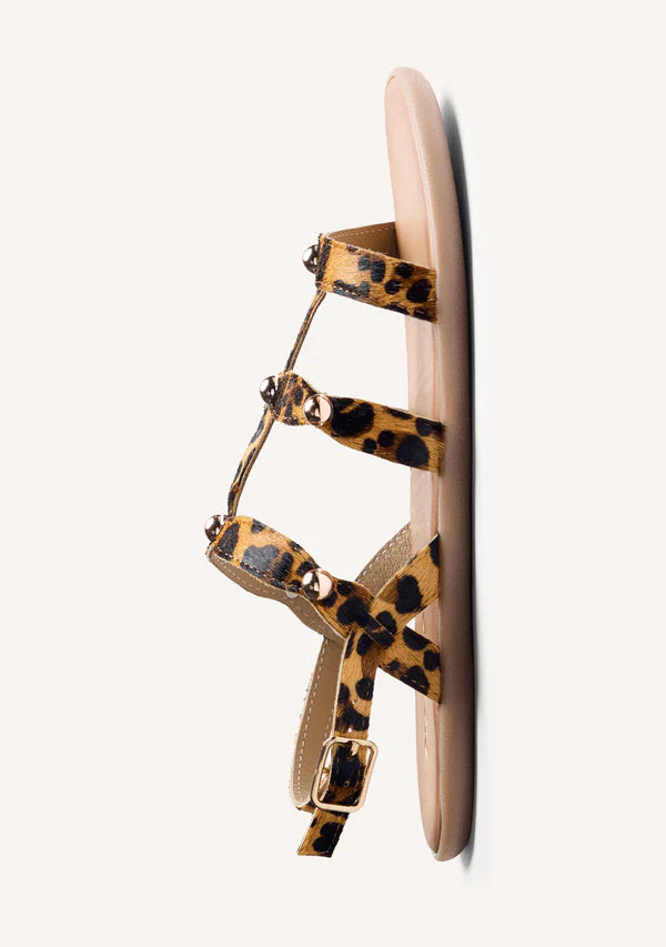 SANDALIAS GIOSEPPO BAREFOOT PIEL ESTAMPADO ANIMAL STEPNEY