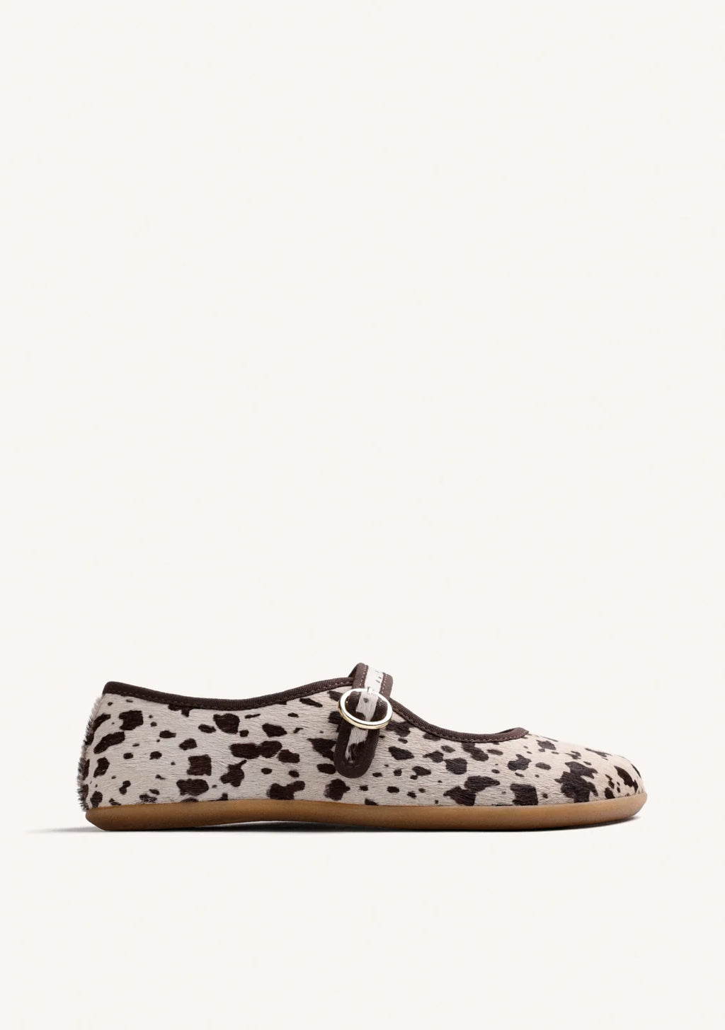 BAILARINAS GIOSEPPO BAREFOOT ESTAMPADO ANIMAL PIEL VACA