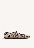 BAILARINAS GIOSEPPO BAREFOOT ESTAMPADO ANIMAL PIEL VACA
