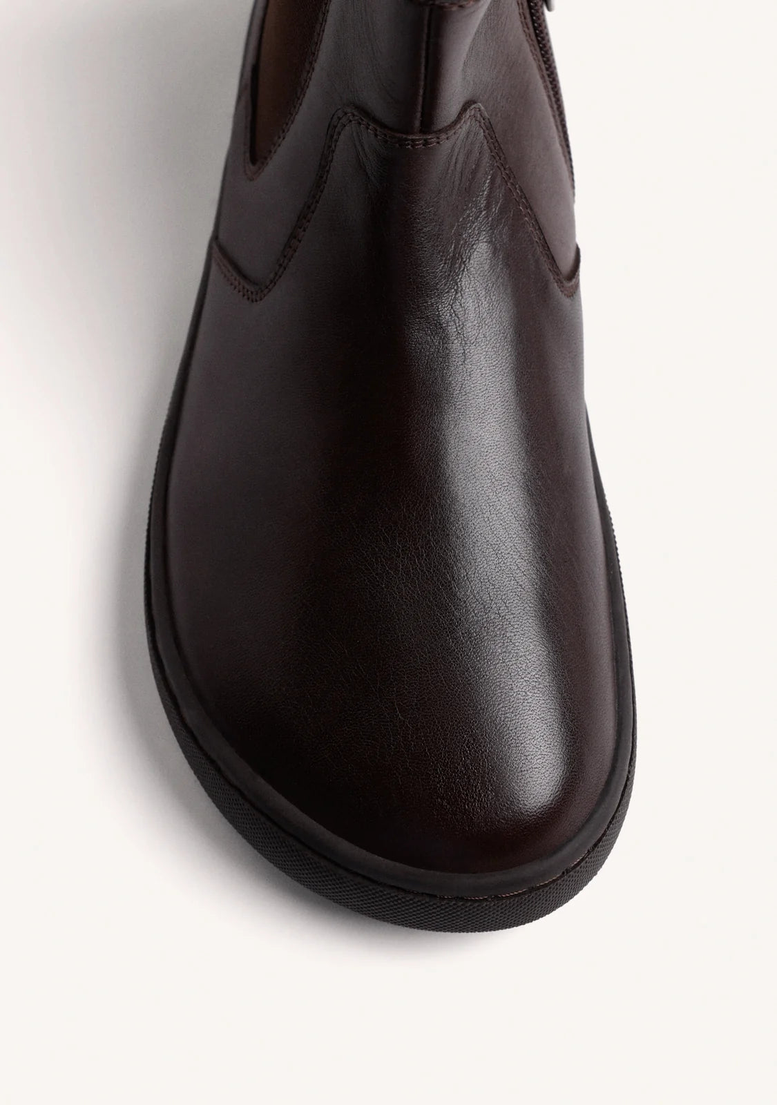 BOTINES GIOSEPPO BAREFOOT MARRÓN CHOCOLATE PIEL