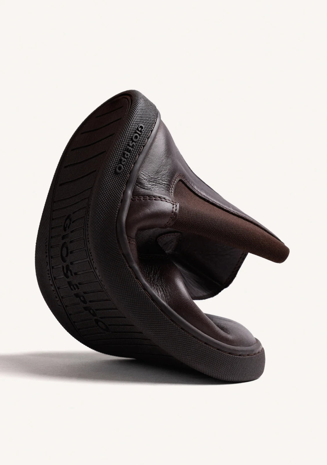 BOTINES GIOSEPPO BAREFOOT MARRÓN CHOCOLATE PIEL