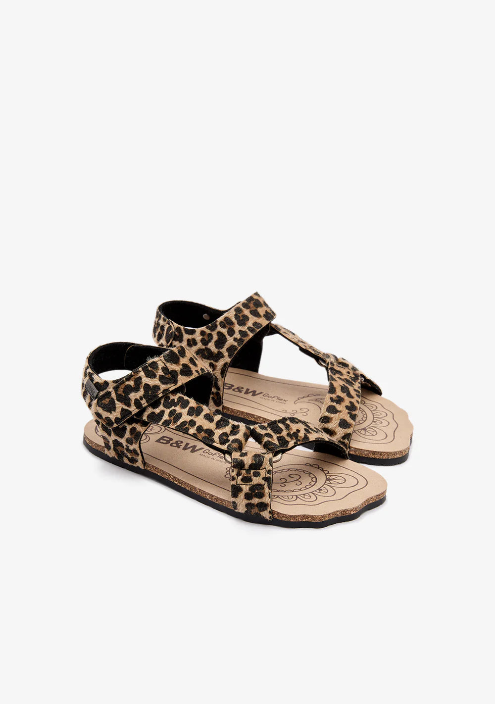 Sandalias Barefoot Goflex Leopardo