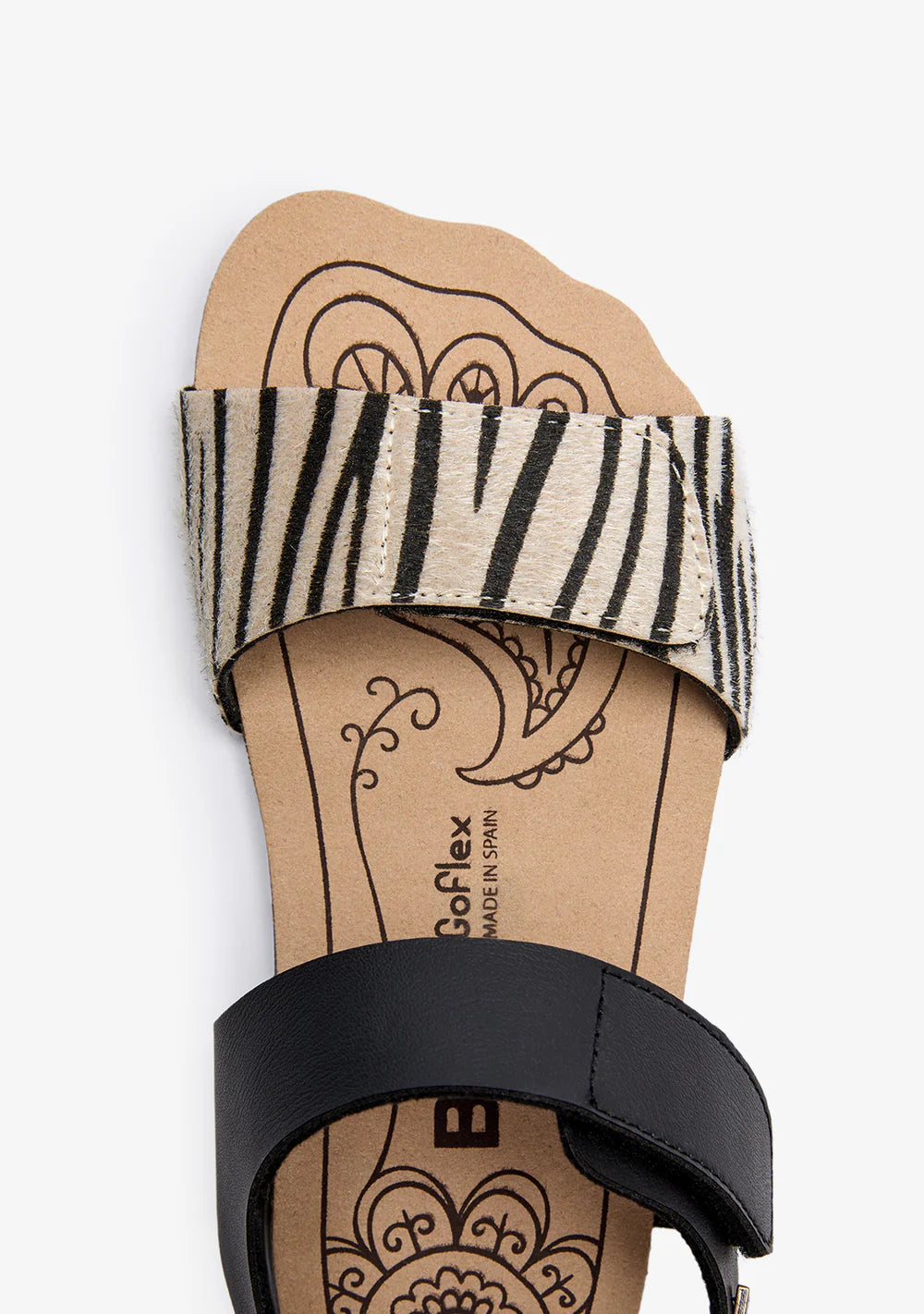 Sandalias Goflex Barefoot Cebra