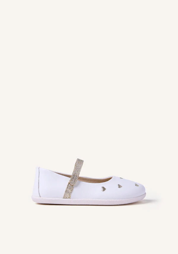 Gioseppo barefoot hemse bailarina corazones dorados