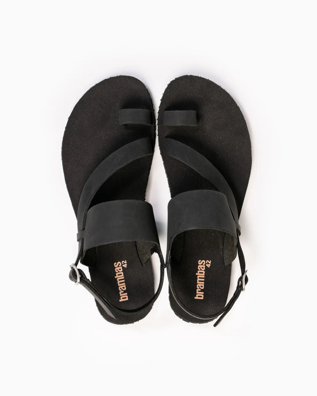 Brambas Goa Noir - Sandalias Barefoot Unisex