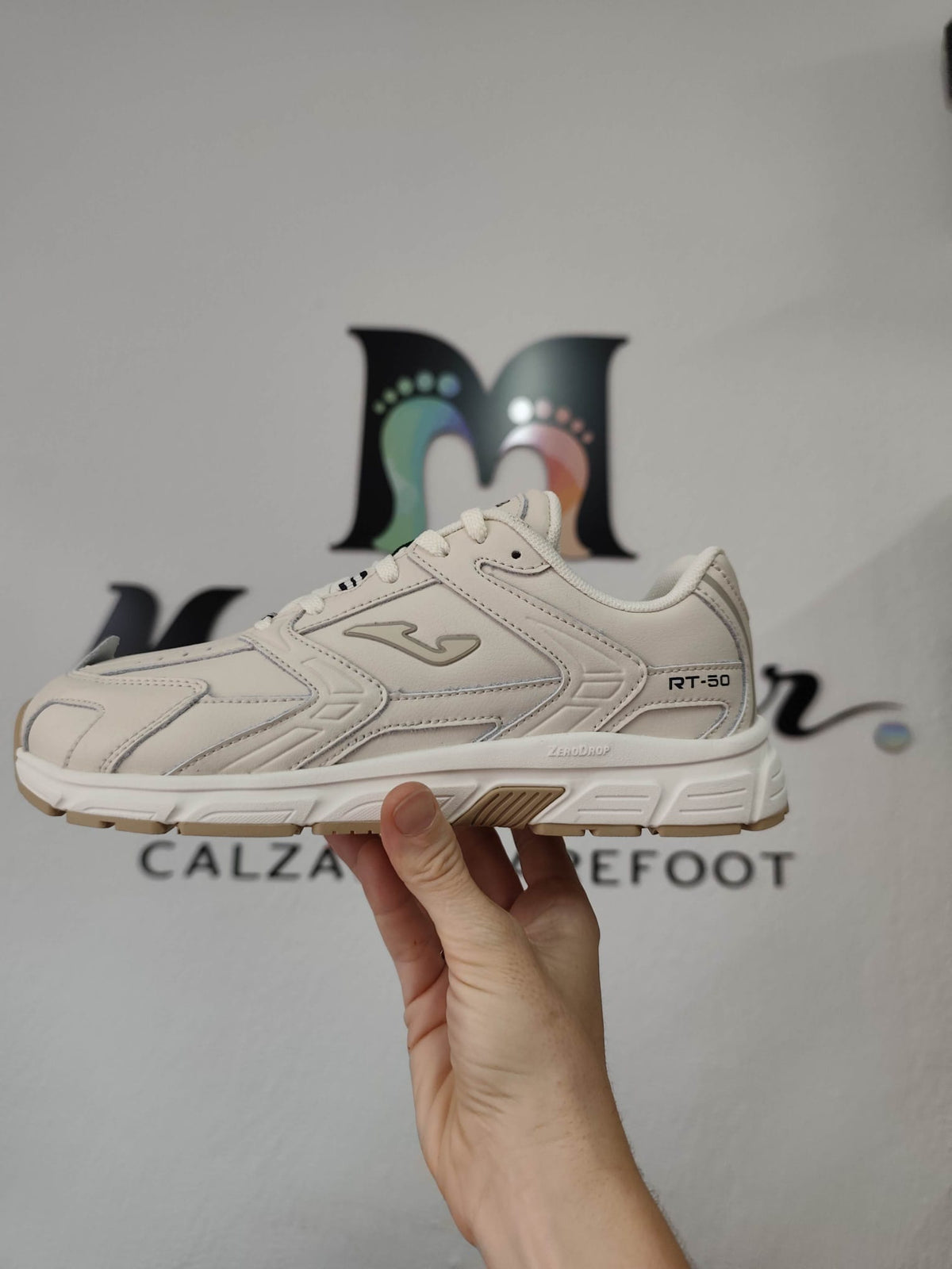 Joma Barefoot RT50 beige mujer