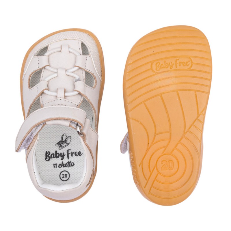 SANDALIAS PIEL CHETTO BEIGE