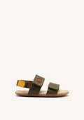 SANDALIAS GIOSEPPO BAREFOOT PIEL LENROT KAKI