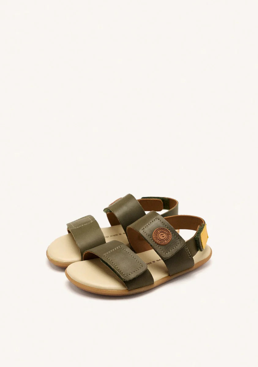SANDALIAS GIOSEPPO BAREFOOT PIEL LENROT KAKI