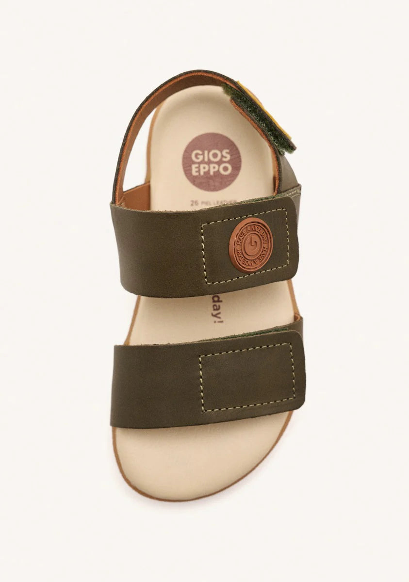 SANDALIAS GIOSEPPO BAREFOOT PIEL LENROT KAKI