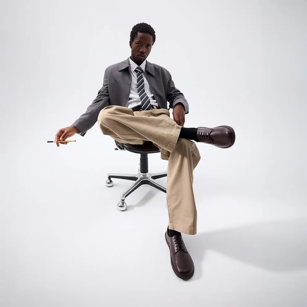 GROUNDIES TRENTO BLUCHER CHOCOLATE