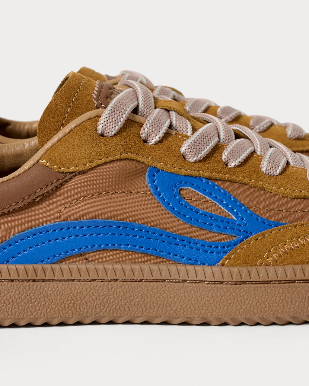 LEJAN ONE CAMEL/ELECTRIC BLUE WIDE