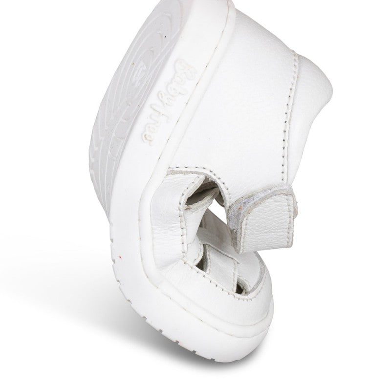 SANDALIA BAREFOOT SEMIABIERTA BABY FREE BLANCO